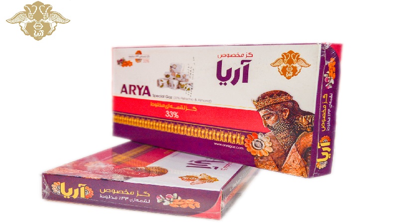 بهترین گز اصفهان گز لقمه ای مخلوط