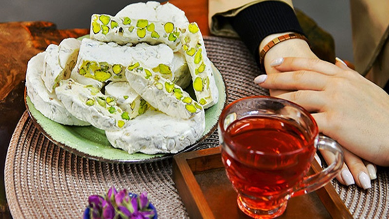 گز بدون قند | گز و شیرینی آریا | بهترین گز اصفهان