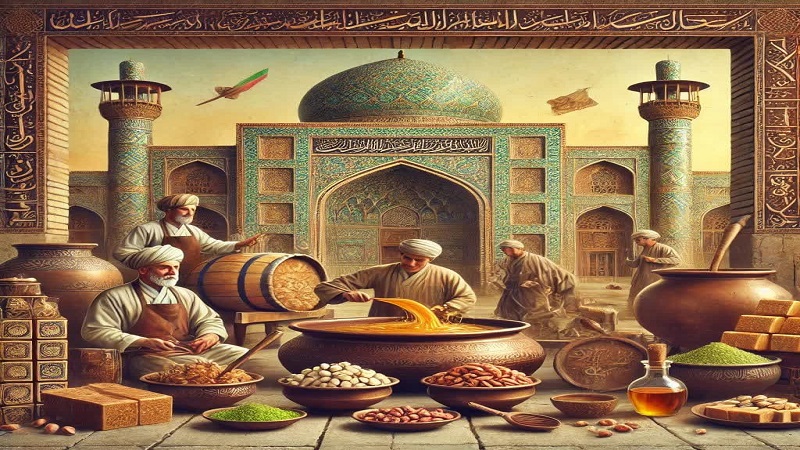 تاریخچه و ریشه‌ گز |گز و شیرینی آریا | بهترین گز اصفهان | مزایای گز در رژیم غذایی سالم | معایب و محدودیت‌های مصرف گز |