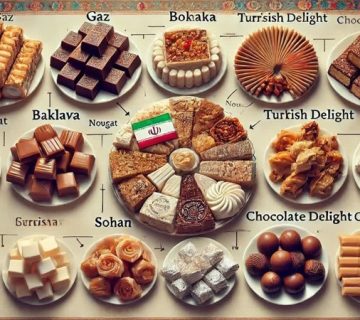 مقایسه گز با دیگر شیرینی‌های ایرانی و خارجی |گز و شیرینی آریا | بهترین گز اصفهان | مزایای گز در رژیم غذایی سالم